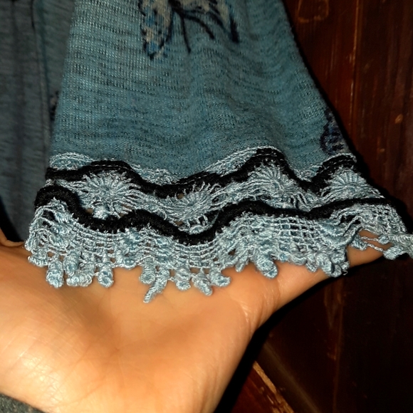 🍀3/15 Kint Works Butterfly Long Sleeve Shirt 🦋 - Picture 6 of 10